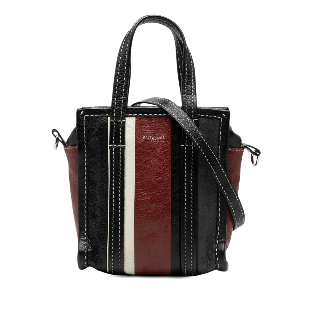 Pre-Loved Balenciaga XXS Lambskin Bazar Shopper Satchel
